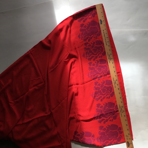 Casual Movements Sarong Wrap beach cover up bright red. - Picture 7 of 10